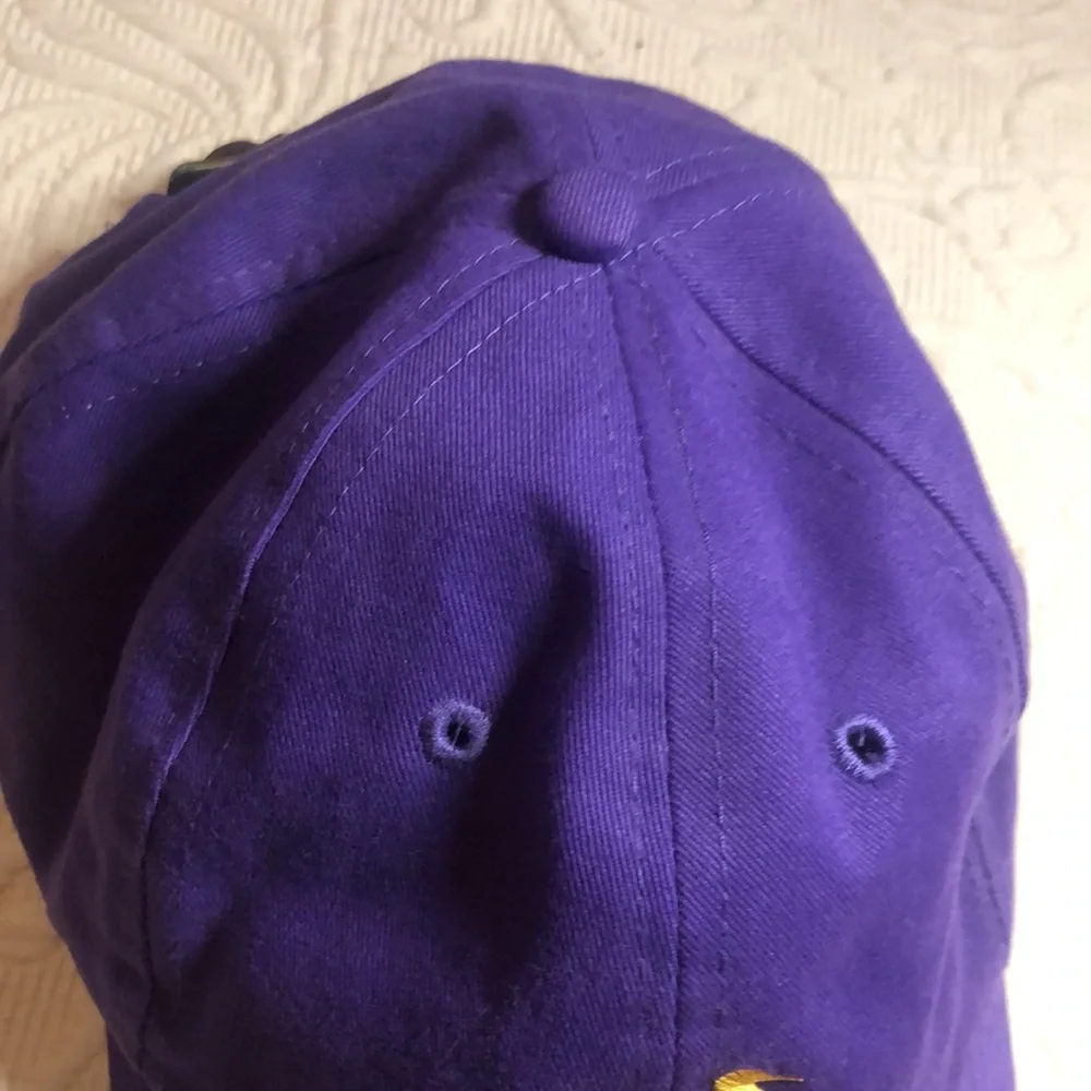 Purple southern marsh cap with Gold Duck Embroidery